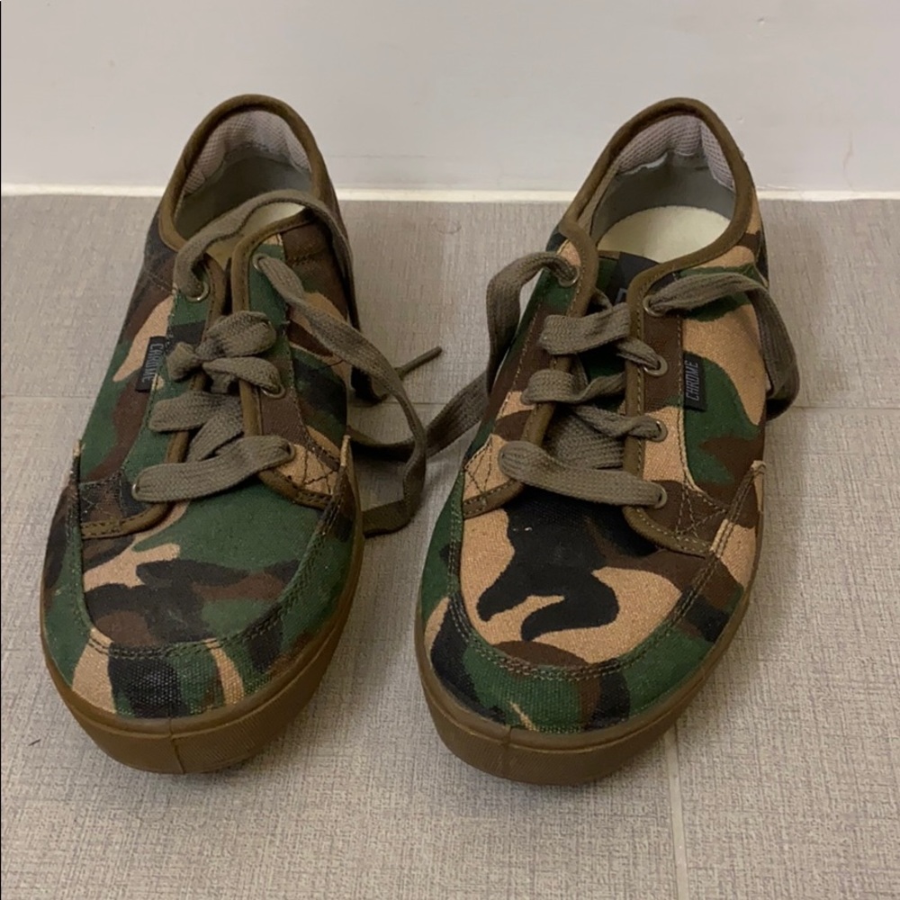Chrome Camo sneakers (never worn)